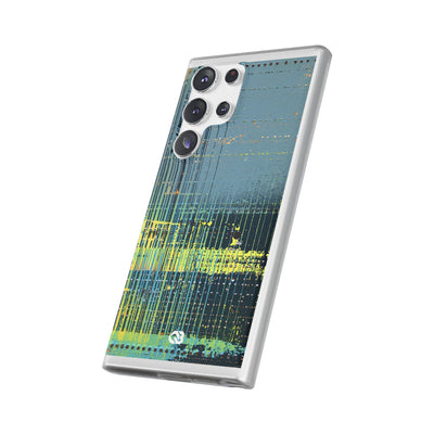 Acid Raster Circuit · Lite Phone Case for Samsung · Teal