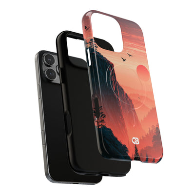 Orange Tough 2.0 Magsafe Phone Case for iPhone - Crimson Ridge Flight