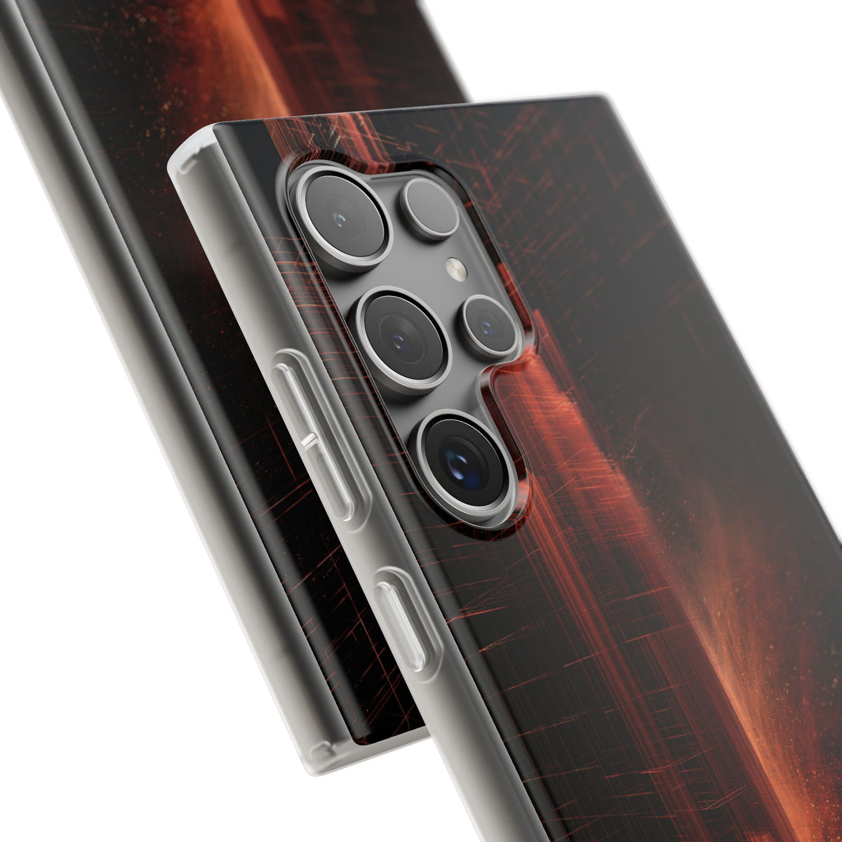Luminous Monolith · Lite Phone Case for Samsung · Black
