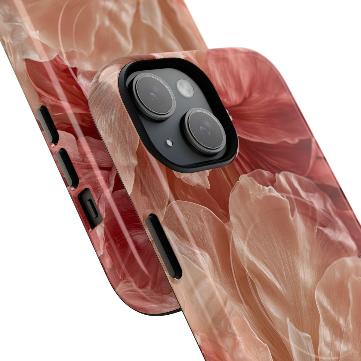 Blush Silk Bloom · Tough 2.0 Magnetic Phone Case for iPhone · Pink