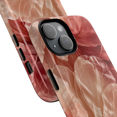 Blush Silk Bloom · Tough 2.0 Magnetic Phone Case for iPhone · Pink