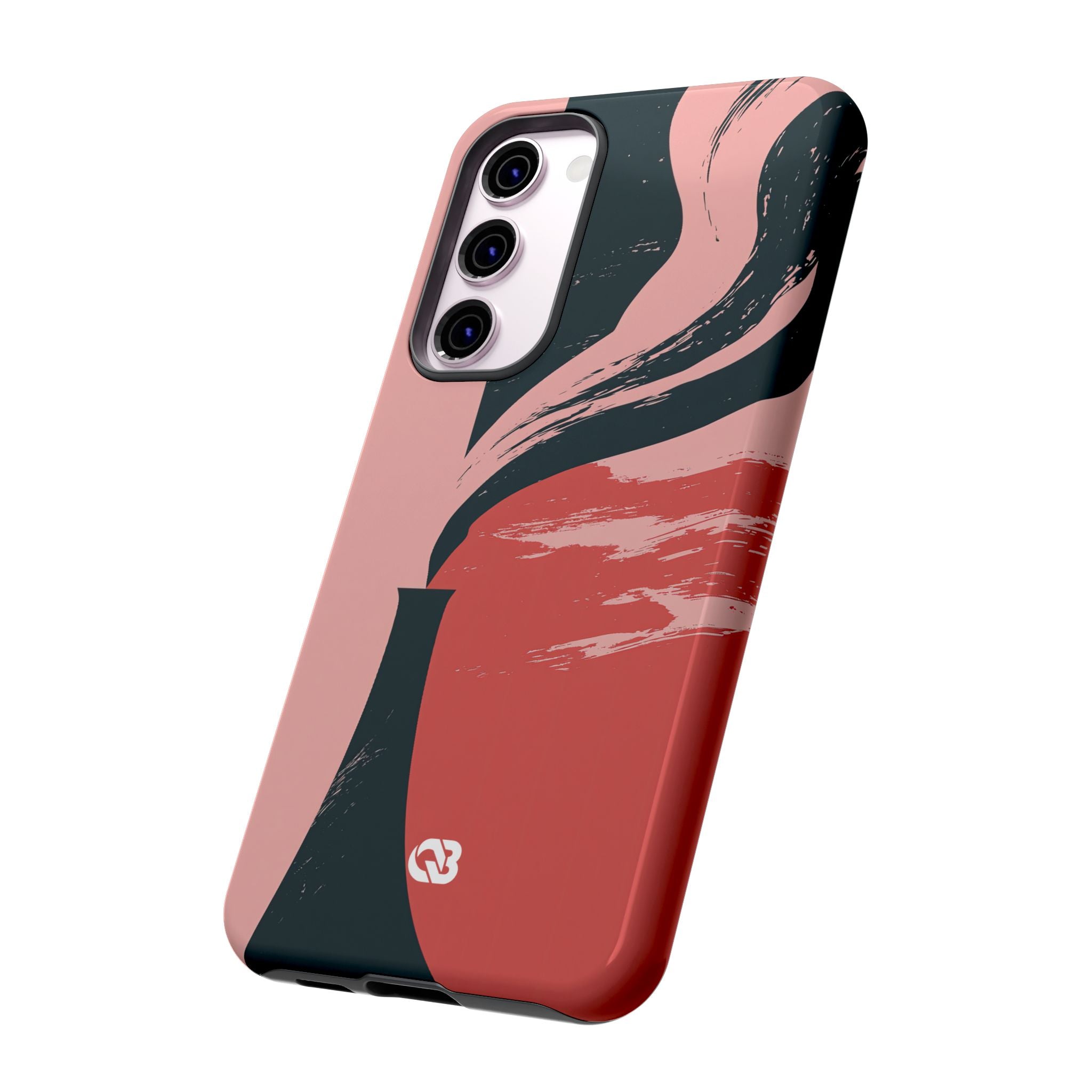 Pink Tough Phone Case for Samsung - Cinder Rose Plume
