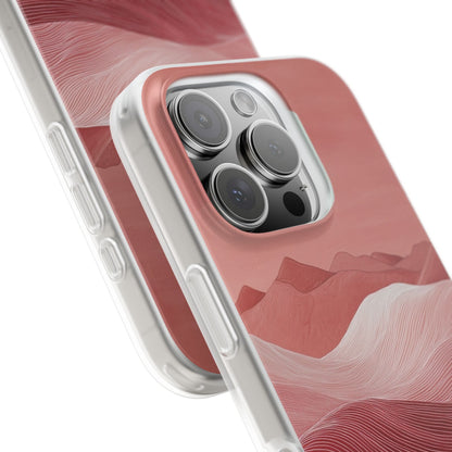 White Orb Dunes iPhone 16 Pro Case - Soft