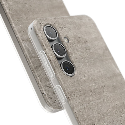 Grey Lite Phone Case for Samsung - Brutalist Stone Grit