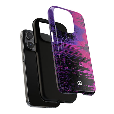 Neon Signal Shift · Tough 2.0 Magnetic Phone Case for iPhone · Purple