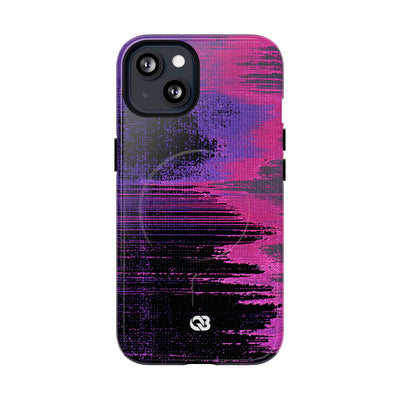 Neon Signal Shift · Tough 2.0 Magnetic Phone Case for iPhone · Purple