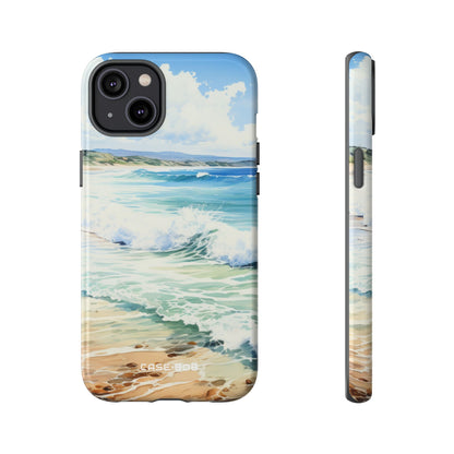 Foamy Wave Breeze iPhone 14 Plus Case - Tough