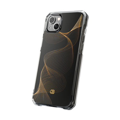 Gold Impact MagSafe Phone Case for iPhone - Burnished Bronze Helix