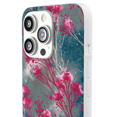 Cyber Blossom · Lite Phone Case for iPhone ·  Teal