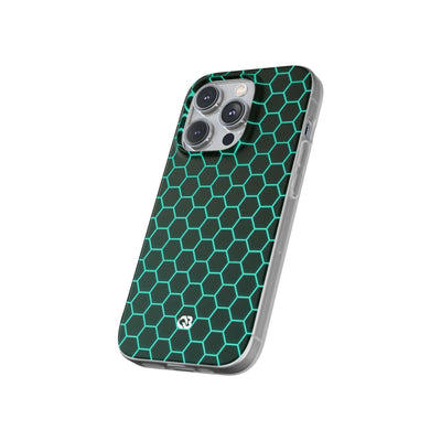 Neon Hex Spectrum · Lite Phone Case for iPhone ·  Teal