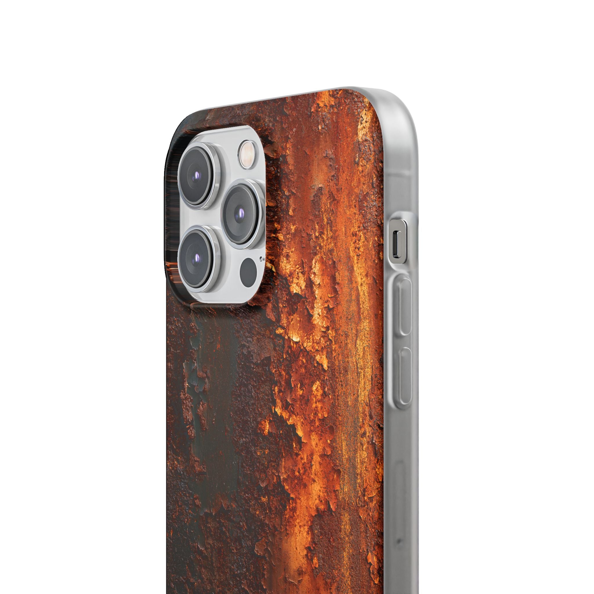 Orange Lite Phone Case for iPhone - Oxidized Iron Crust