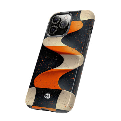 Orange Grit Twist · Tough Phone Case for iPhone