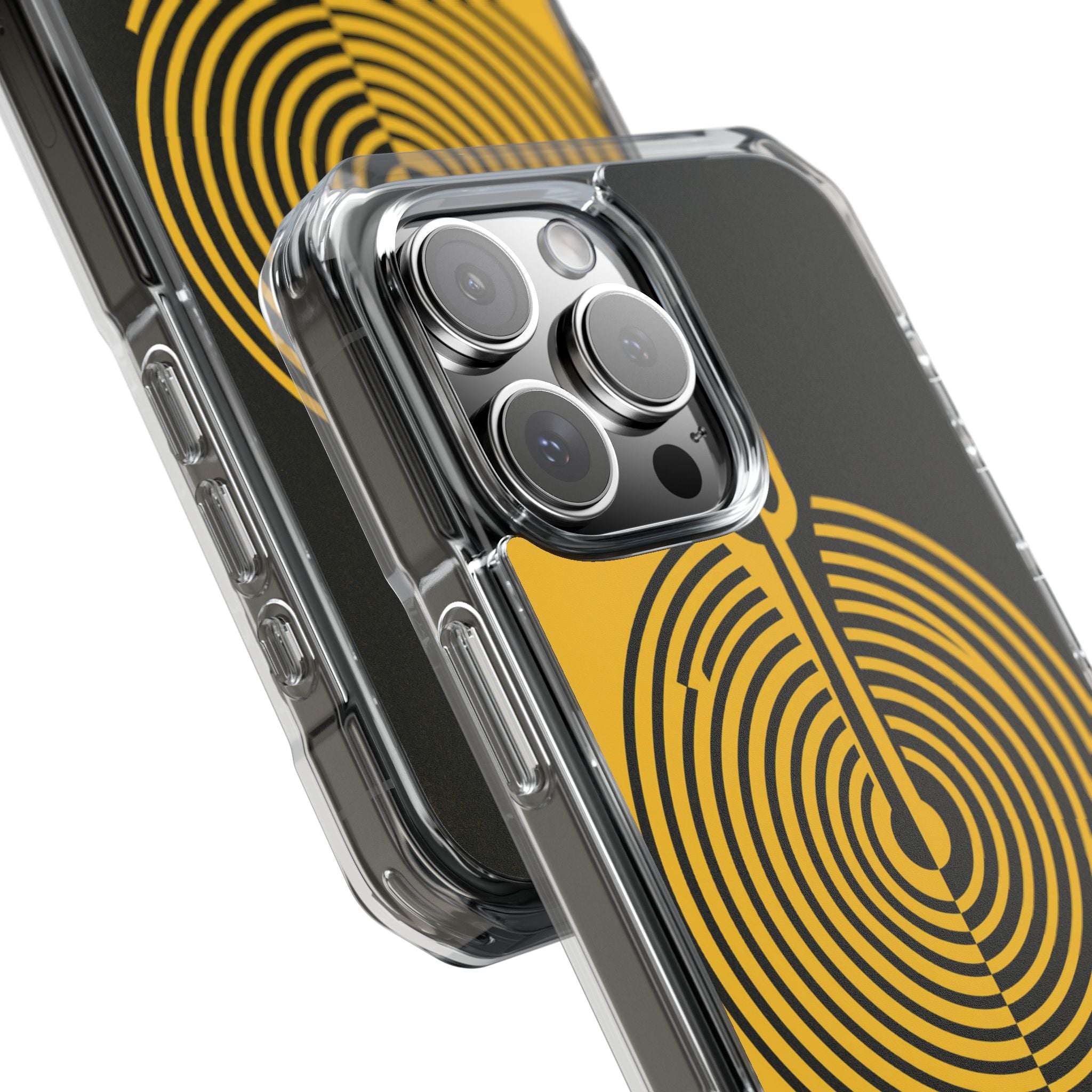 Yellow Impact MagSafe Phone Case for iPhone - Voltage Sector Pulse
