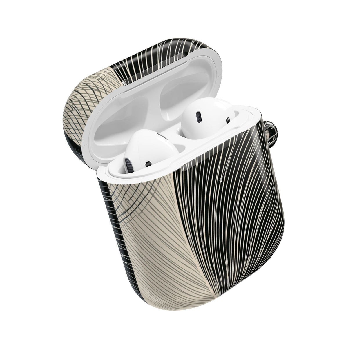 Minimal Frond Study · Hard Case for AirPods & AirPods Pro · Black