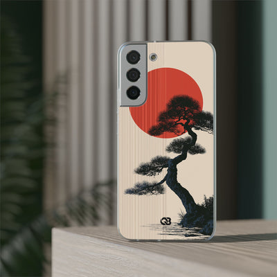 Beige Lite Phone Case for Samsung - Kyoto Crimson Pine
