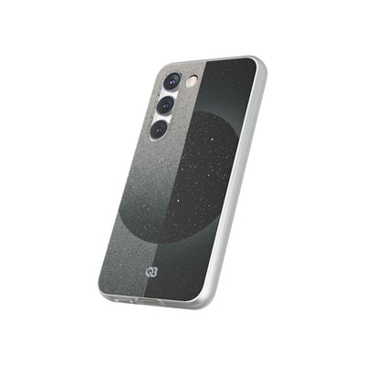 Black Lite Phone Case for Samsung - Lunar Static Orbit