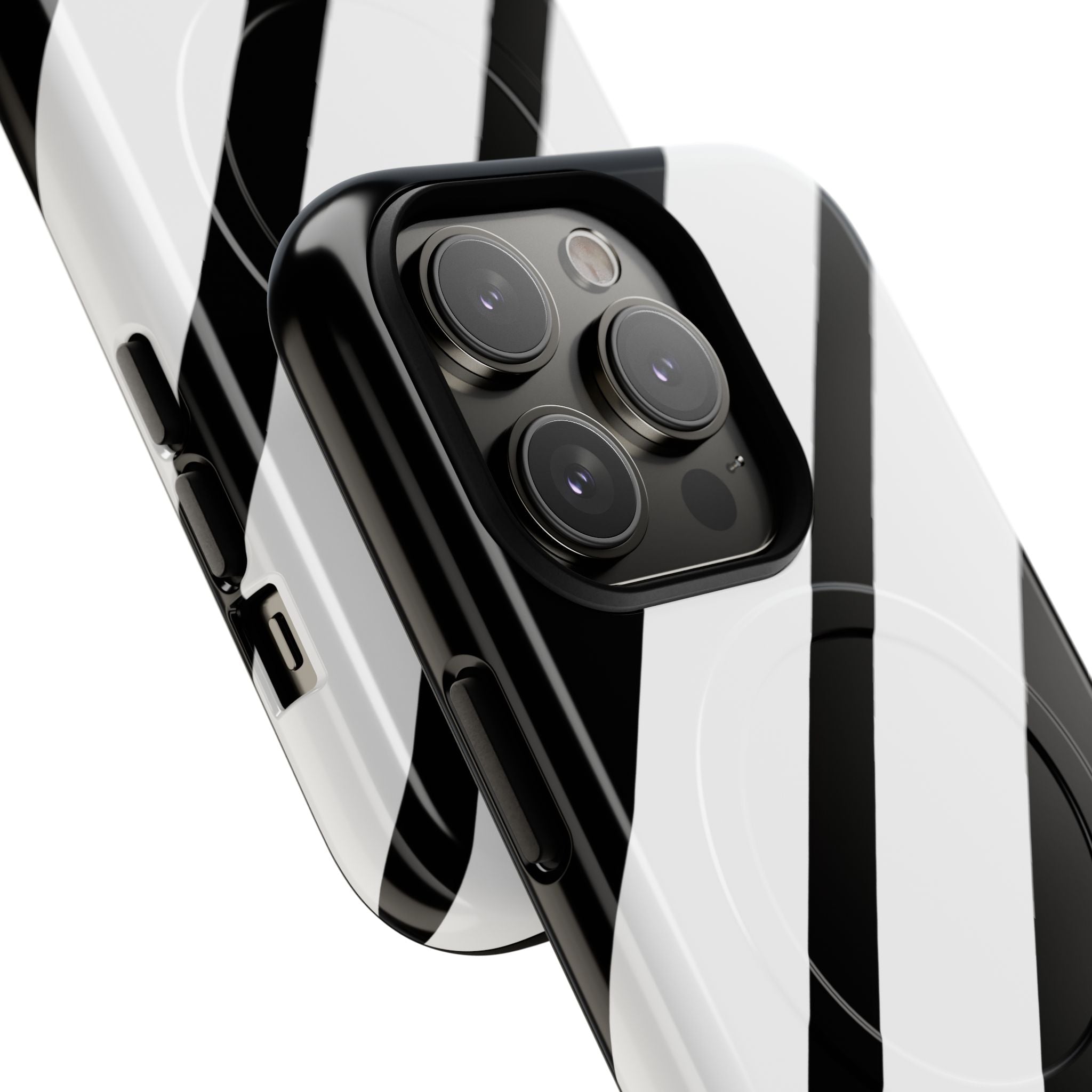 Obsidian White Bars · Tough+ Phone Case for iPhone · Magsafe