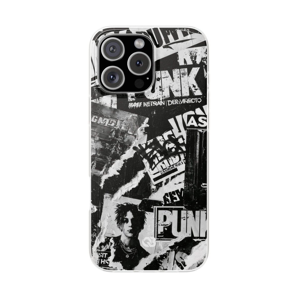 Underground Punk Collage · Lite Phone Case for iPhone ·  Black
