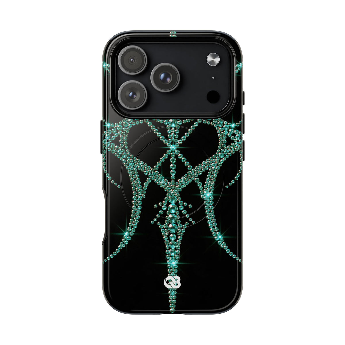 Teal Cyber Sigil · Tough 2.0 Magnetic Phone Case for iPhone · Teal