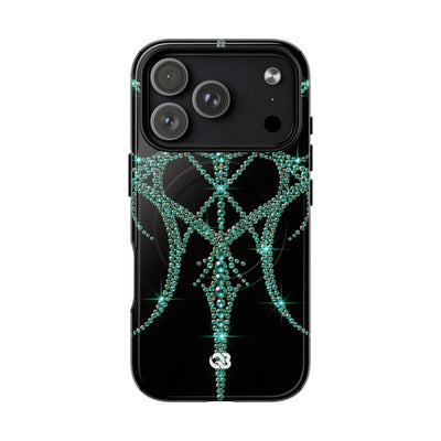 Teal Cyber Sigil · Tough 2.0 Magnetic Phone Case for iPhone · Teal