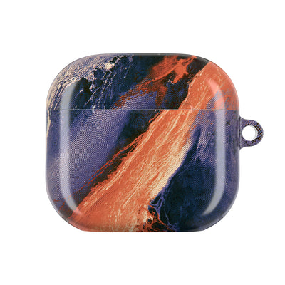 Solar Aura Drift · Hard Case for AirPods & AirPods Pro · Orange