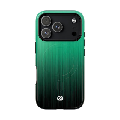 Emerald Cascade · Tough 2.0 Magnetic Phone Case for iPhone · Green