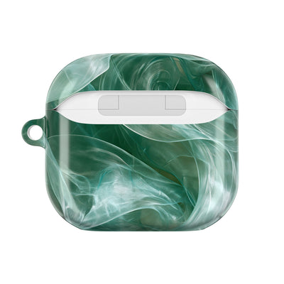 Translucent Aqua Flow · Hard Case for AirPods & AirPods Pro · Teal