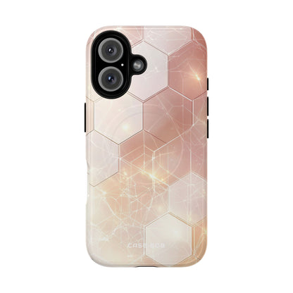 Honeycomb Glow iPhone 16 Case - Tough+