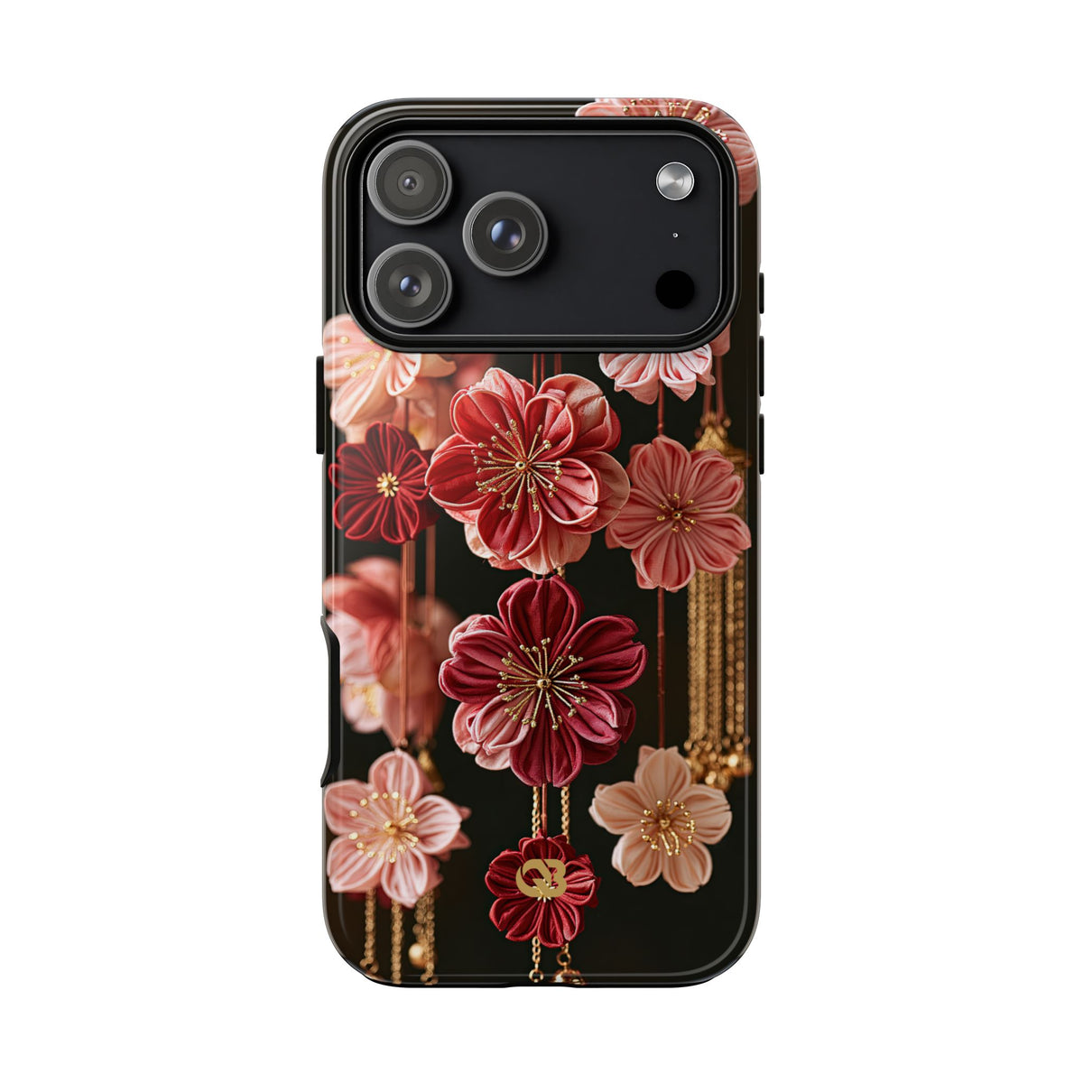 Silk Blossom Kanzashi · Tough Phone Case for iPhone · Pink