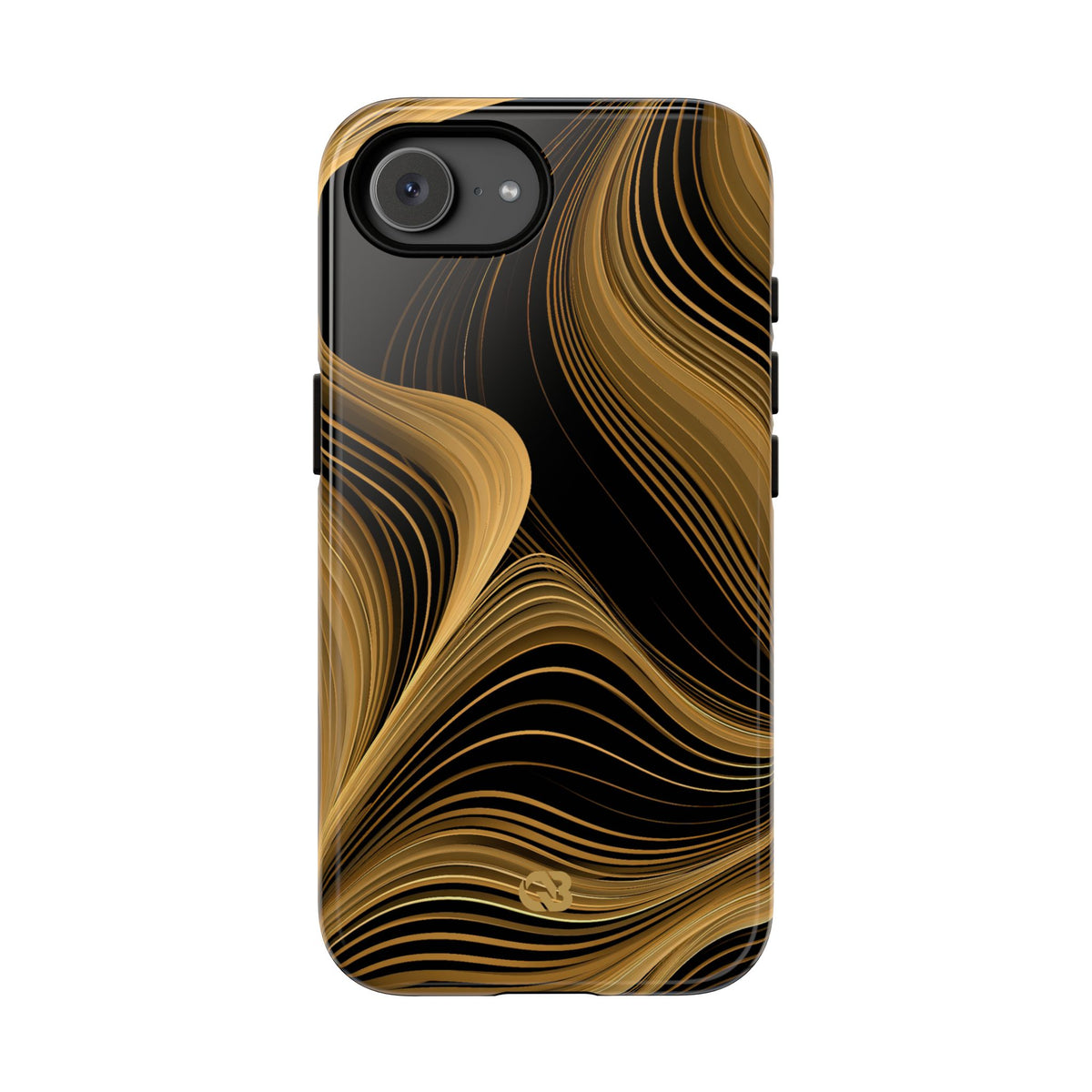 Gilded Strata · Tough Phone Case for iPhone · Gold