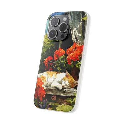 Sleeping Ginger Bloom · Soft Hoesje voor iPhone