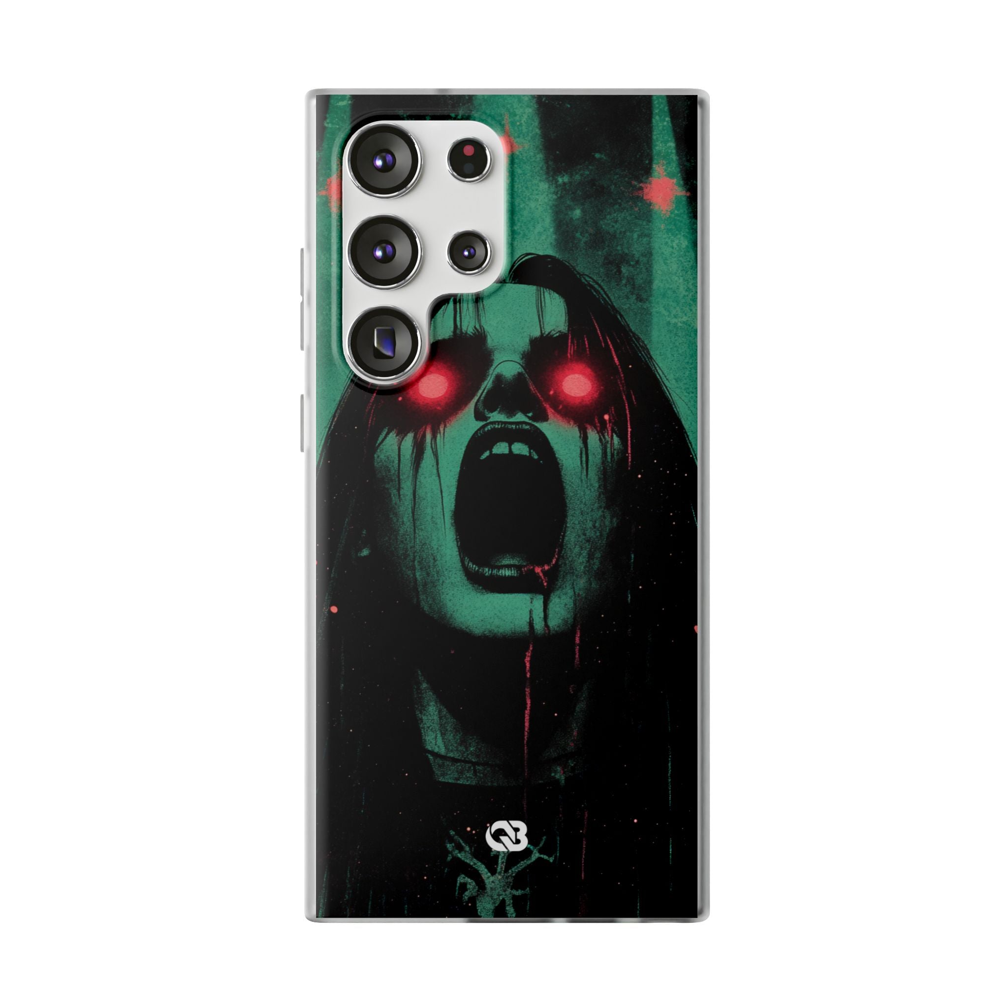 Crimson Emerald Scream · Soft Phone Case for Samsung