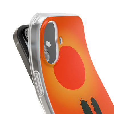 Scorched Saguaro Sunset · Soft Phone Case for iPhone