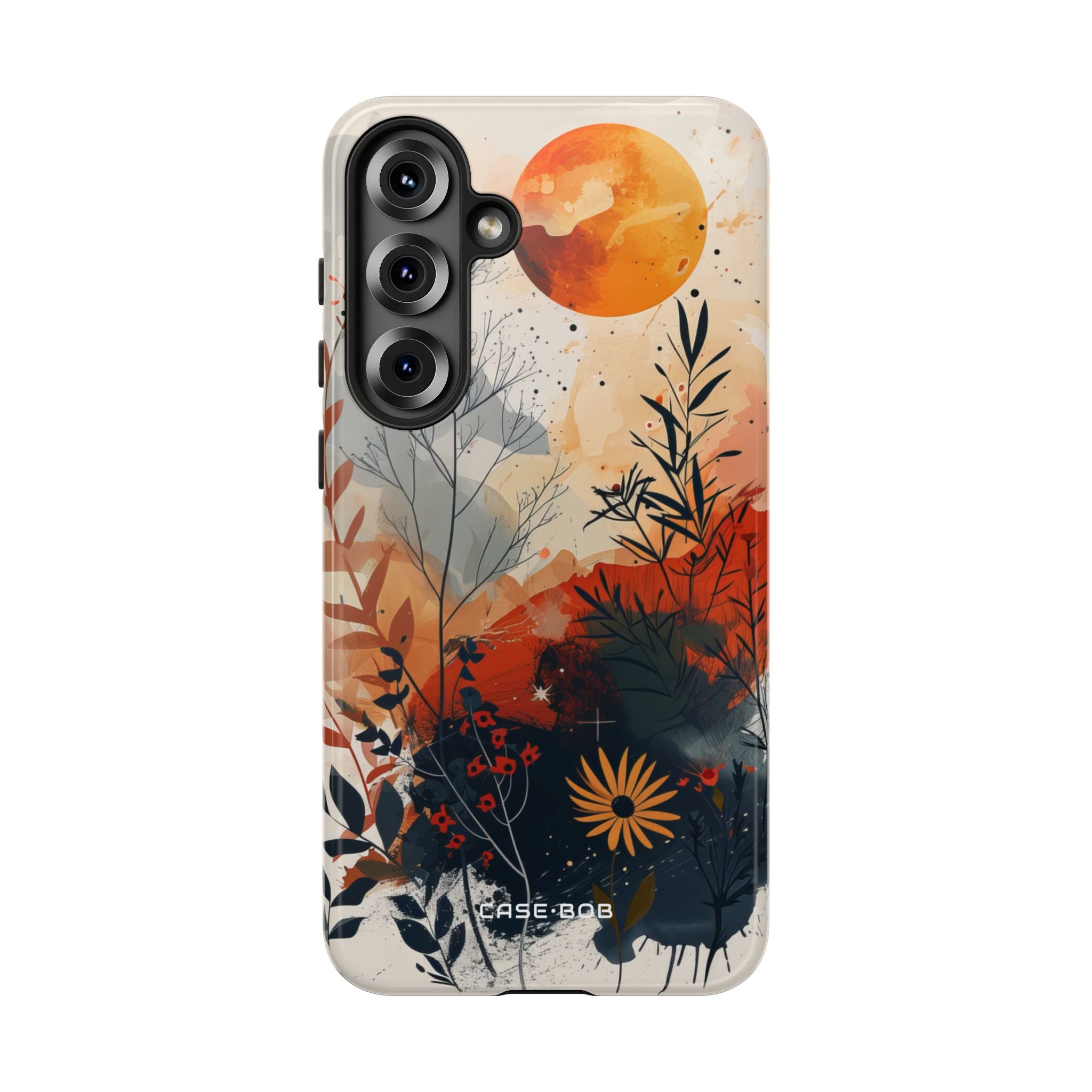 Orange Solstice Samsung S25 Plus Case - Tough