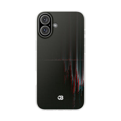 Black Lite Phone Case for iPhone - Corrupted Data Stream