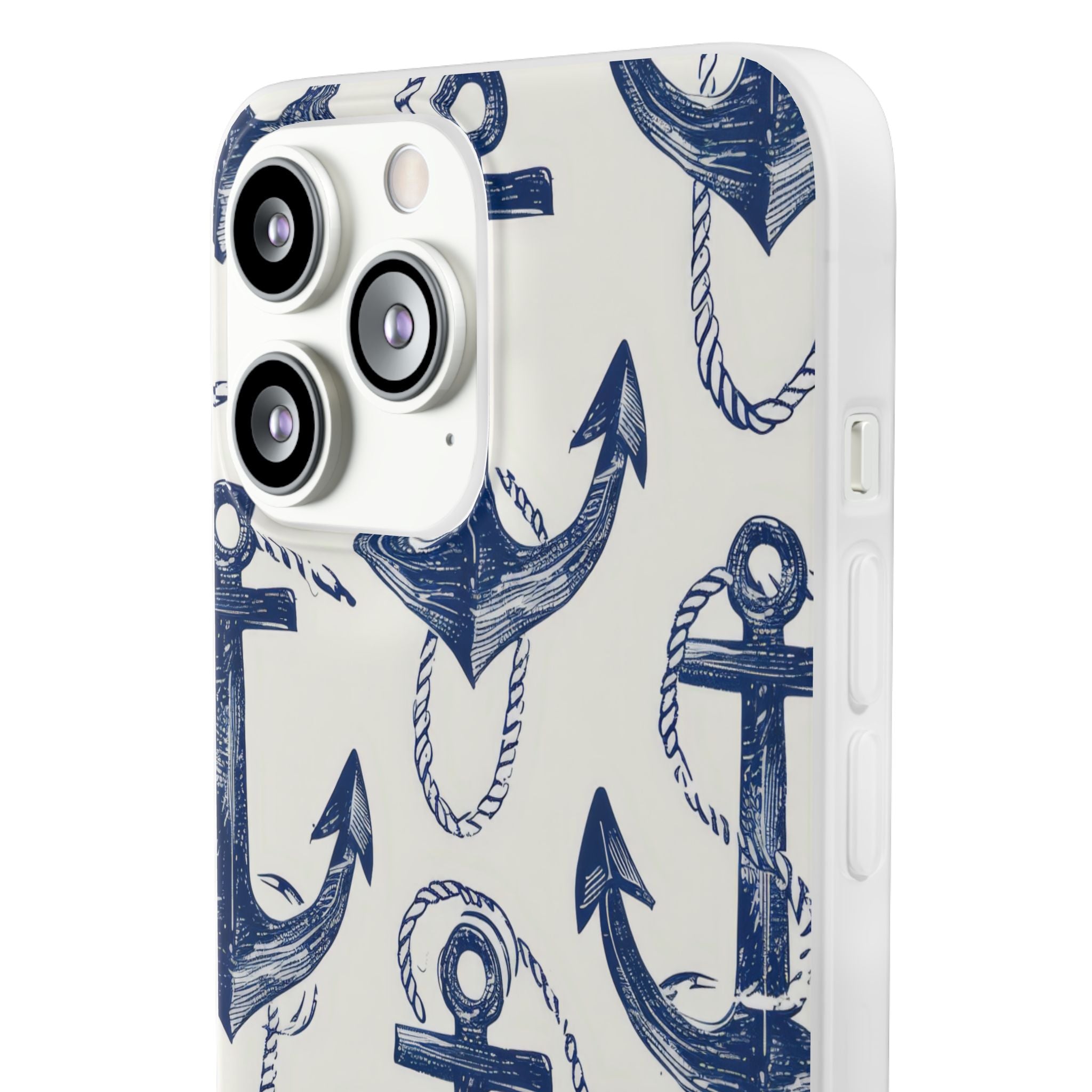 Navy Anker Schlaufe iPhone 13 Pro Max - Soft