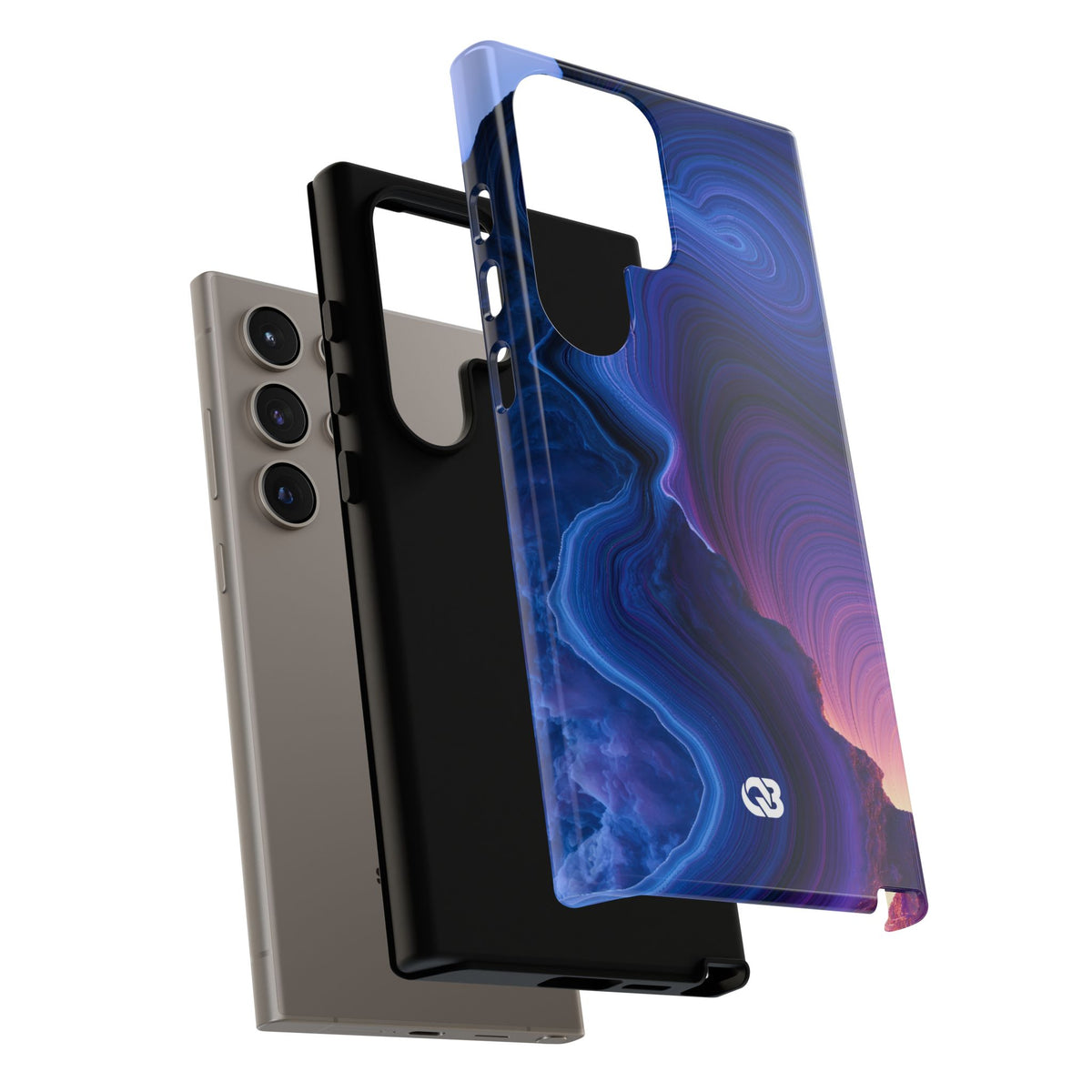 Radiant Strata · Tough Phone Case for Samsung · Blue