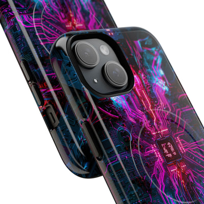 Neural Circuit Core · Tough 2.0 Magnetic Phone Case for iPhone · Black
