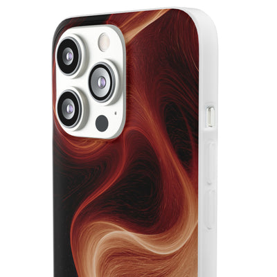 Solar Ember Flow · Lite Phone Case for iPhone ·  Orange