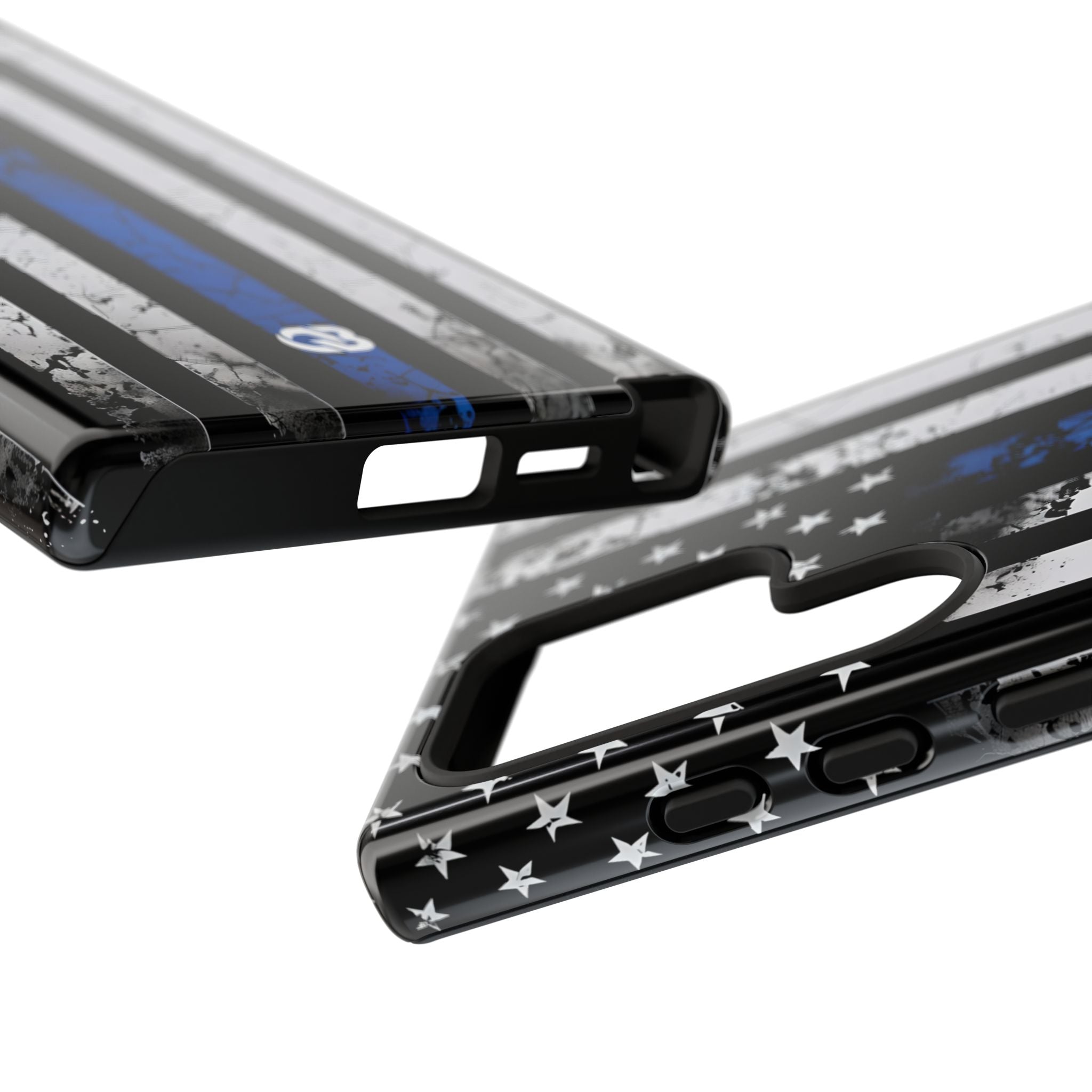 Gritty Cobalt Flag · Tough Handyhülle für Samsung