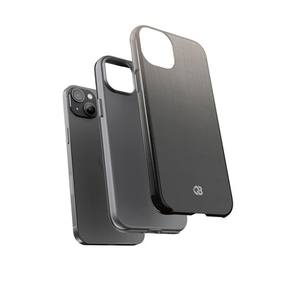 Grey Tough Phone Case for iPhone - Faded Sand Mesh
