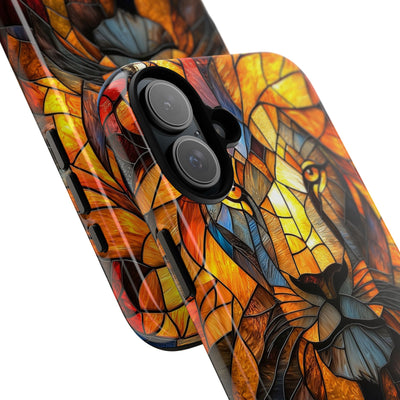 Amber Glass Lion · Tough Phone Case for iPhone