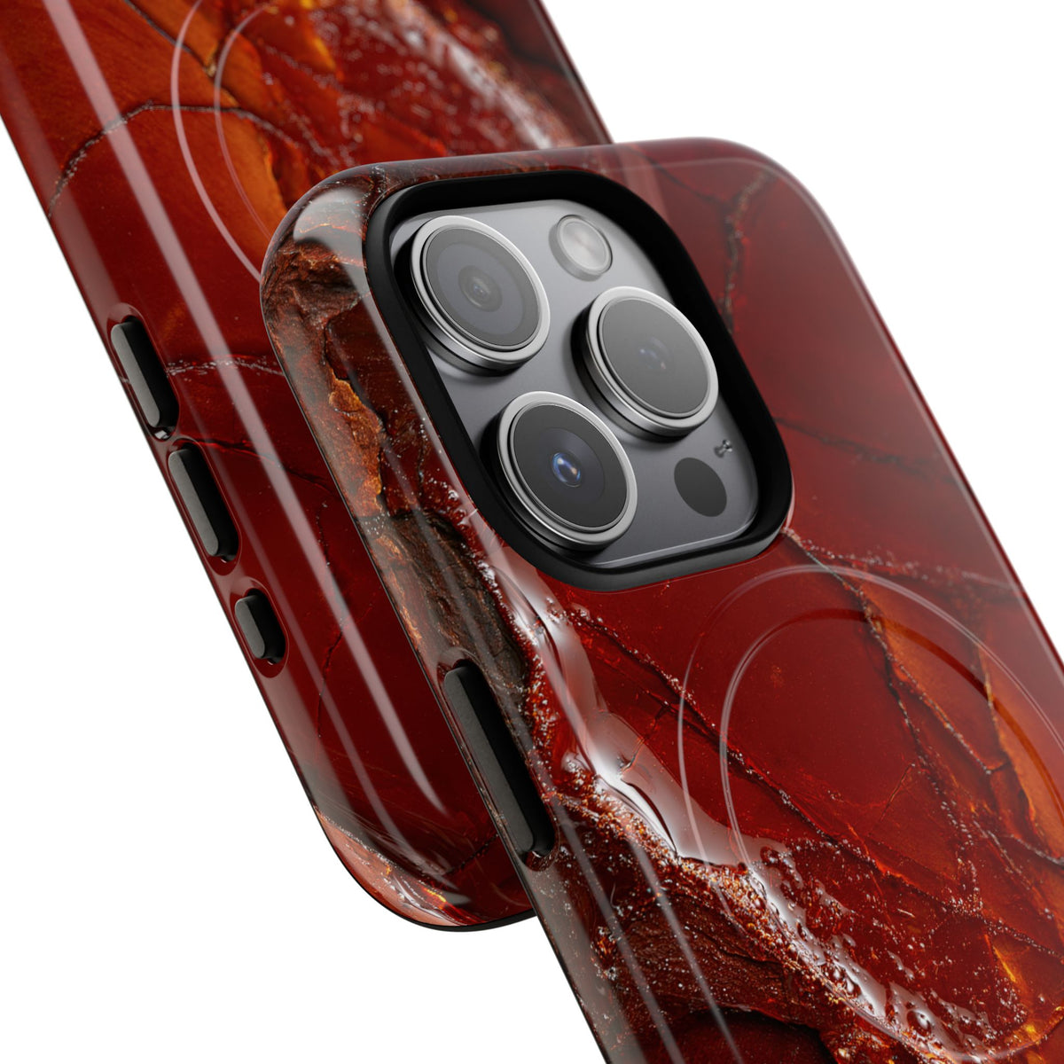 Amber Embrace · Tough 2.0 Magnetic Phone Case for iPhone · Brown