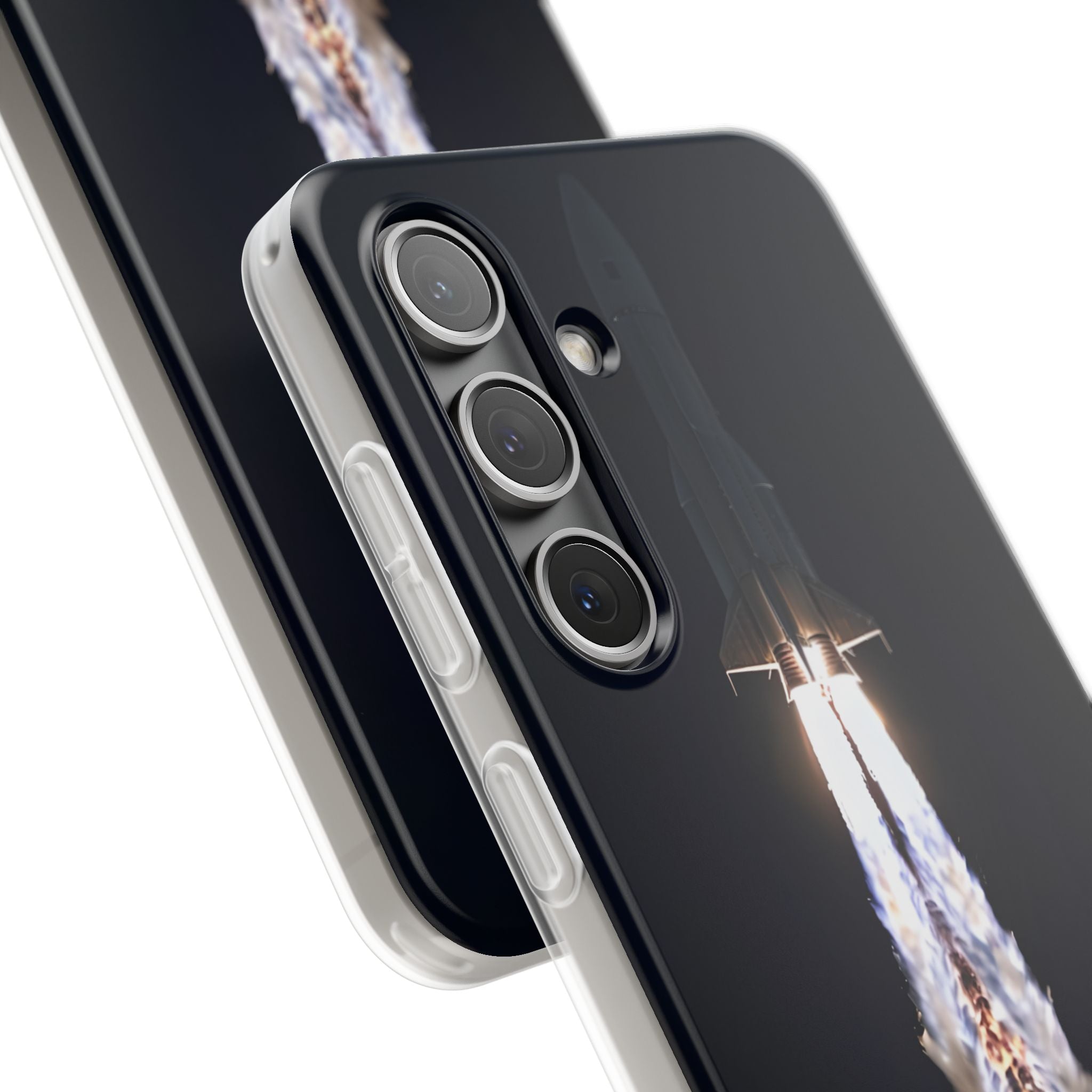 Obsidian Rocket Ascent · Soft Coque de téléphone pour Samsung