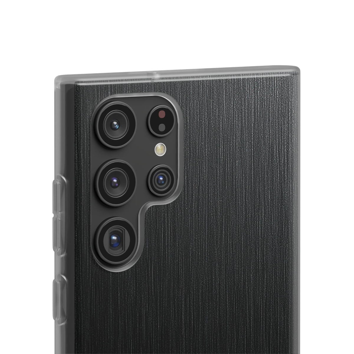 Obsidian Brushed Steel · Lite Phone Case for Samsung · Black