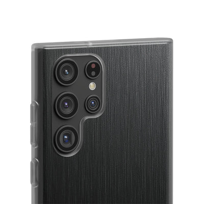 Obsidian Brushed Steel · Lite Phone Case for Samsung · Black