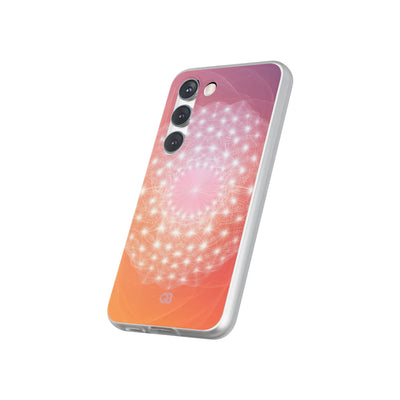 Radiant Stardust Mandala · Soft Mobilskal för Samsung