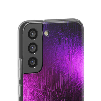 Violet Cyber Circuit · Lite Phone Case for Samsung · Purple