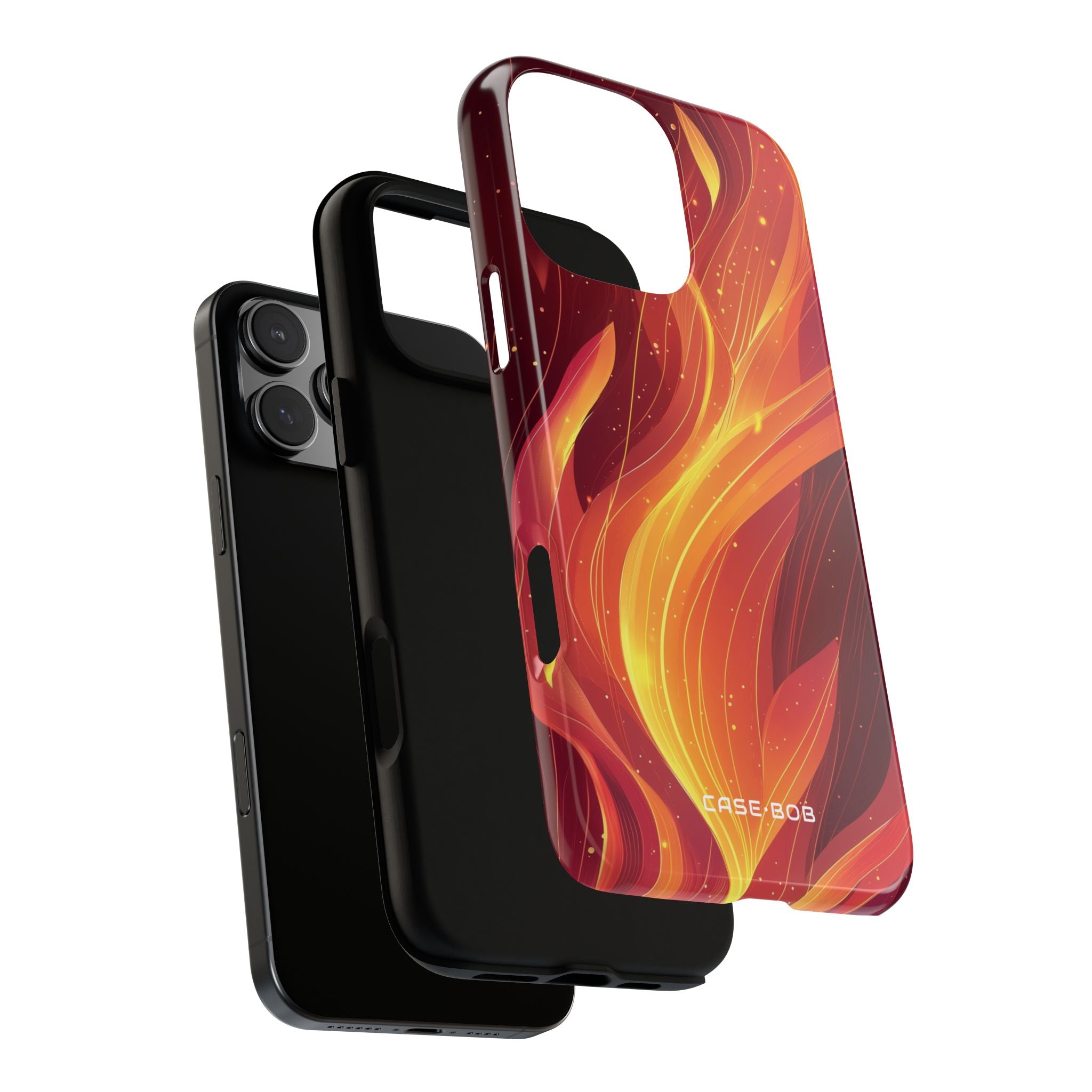 Flaming Flow iPhone 16 Pro Max - Kova suojakotelo