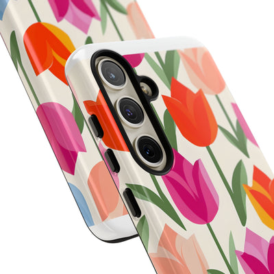 Vibrant Petal Grid · Tough Capa para Samsung
